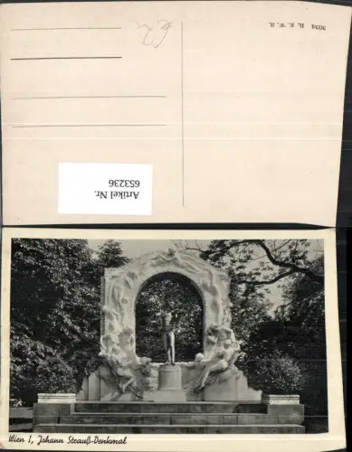 653236,Wien Vienna Landstraße Johann-Strauß-Denkmal Stadtpark