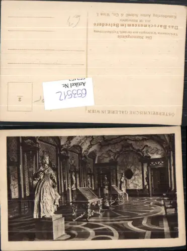 653512,Wien Vienna Landstraße Schloss Belvedere Marmorgalerie