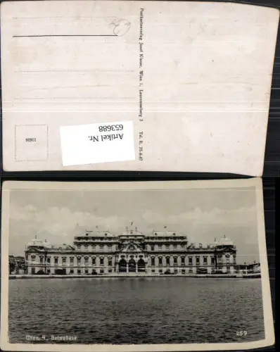 653688,Wien Vienna Landstraße Schloss Belvedere