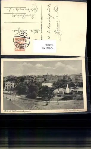 672255,Wien Vienna Landstraße Schwarzenbergplatz Hochstrahlbrunnen pub P. Ledermann 16358