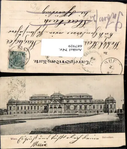 687929 Wien Landstraße Schloss Belvedere