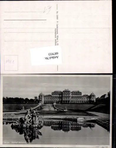 687933 Wien Landstraße Schloss Belvedere