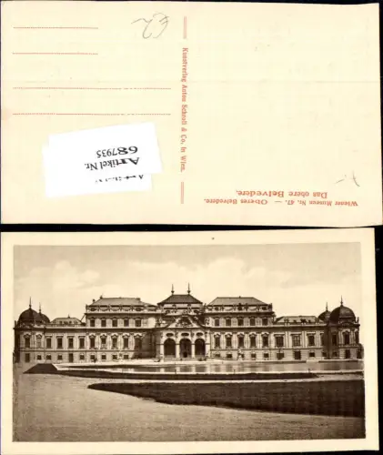 687935 Wien Landstraße Schloss Belvedere