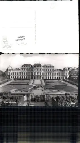 687940 Wien Landstraße Schloss Belvedere