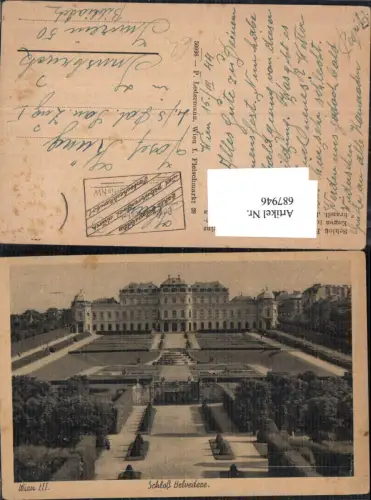 687946 Wien Landstraße Schloss Belvedere