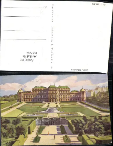 687952 Wien Landstraße Schloss Belvedere