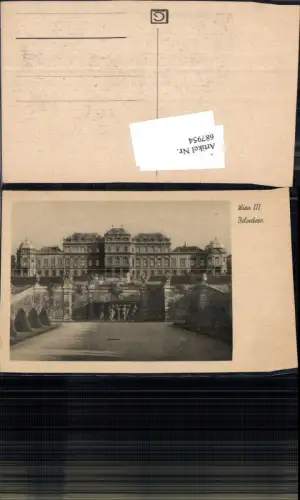 687954 Wien Landstraße Schloss Belvedere