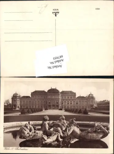 687955 Wien Landstraße Schloss Belvedere