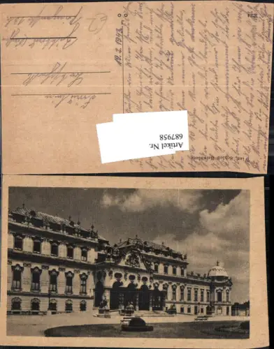 687958 Wien Landstraße Schloss Belvedere