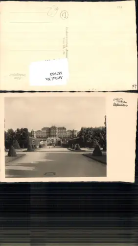 687960 Wien Landstraße Schloss Belvedere