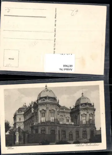 687968 Wien Landstraße Schloss Belvedere