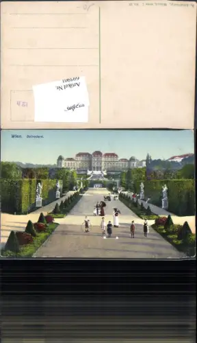 695901 Künstler AK Wien Landstraße Belvedere