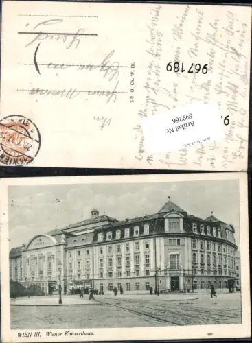 699266 Wien Landstraße Wiener Konzerthaus Straßenansicht