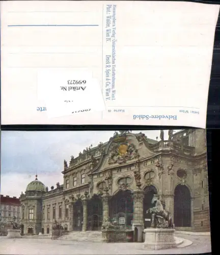 699273 Wien Landstraße Belvedere Schloss
