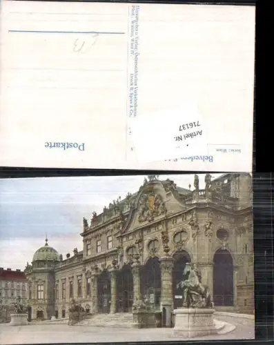 716137 Wien Landstrasse Belvedere Schloss