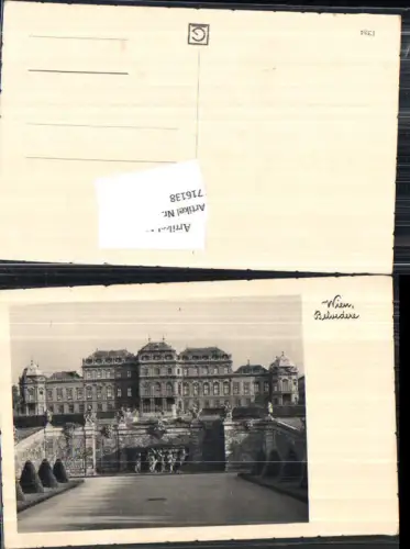 716138 Wien Landstrasse Belvedere Schloss