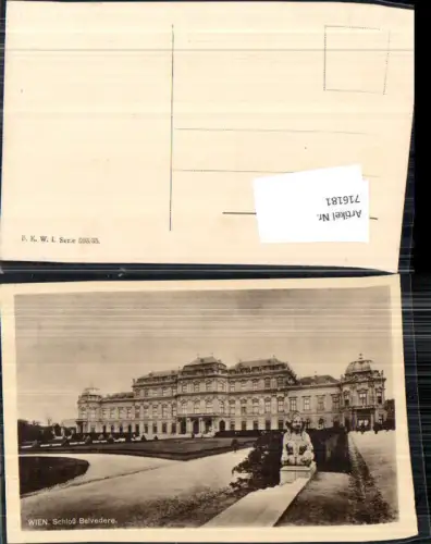 716181 Wien Landstrasse Schloss Belvedere