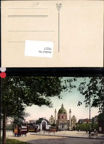 79227,Wien 4 Wieden Karlskirche Kirche