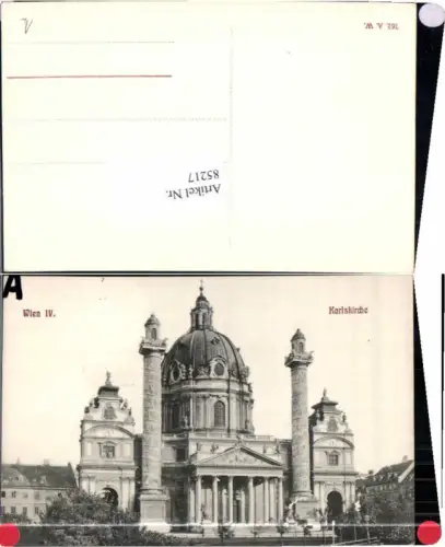 85217,Wien 4 Wieden Karlskirche