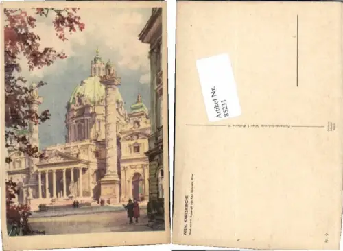 85231,Wien Karl Schwetz Karlskirche Wieden 4