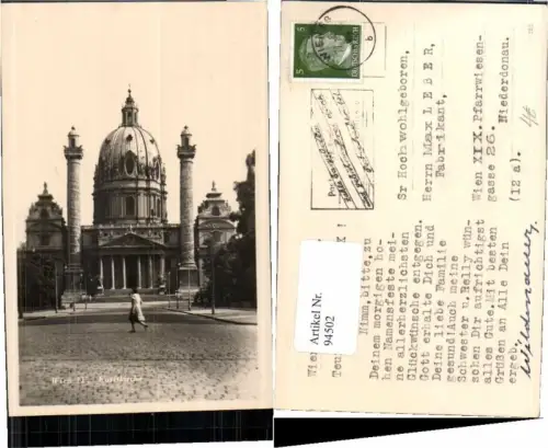 94502,Wien Wieden 4 Karlskirche