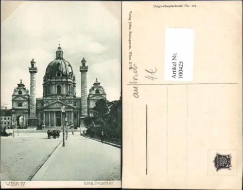 100425,Wien Wieden Karlskirche Kirche