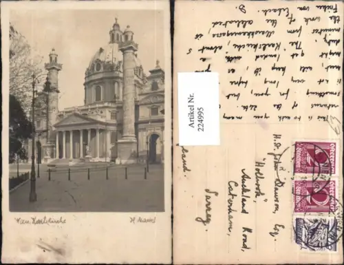 224995,Wien Wieden Karlskirche Kirche