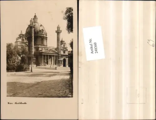 248360,Wien Wieden Karlskirche Kirche