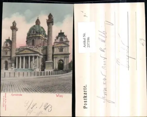 257396,Wien Wieden Karlskirche Kirche pub Stengel u. Co 4524