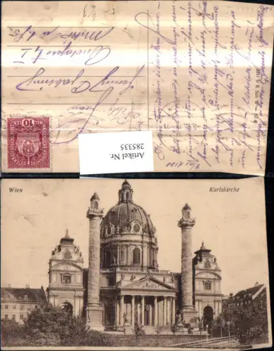285335,Wien Wieden Karlskirche Kirche
