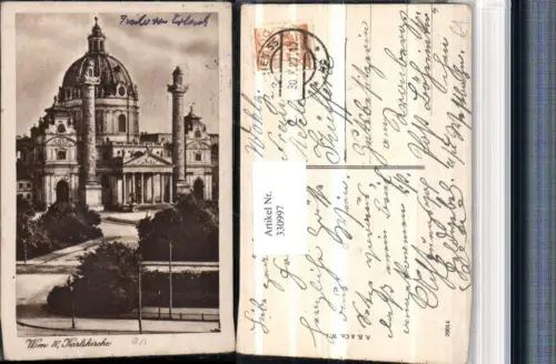 330997,Wien Wieden Karlskirche Kirche
