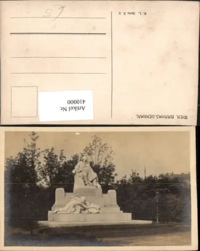 410000,Wien Wieden Brahms-Denkmal Statue