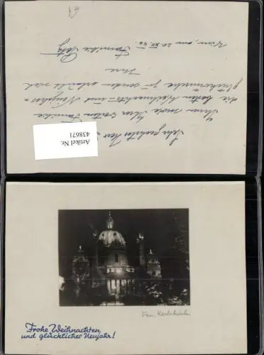 438671,Aufgeklebtes Foto Wien Wieden Karlskirche Kirche