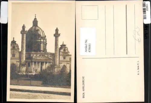 438681,Wien Wieden Karlskirche Kirche