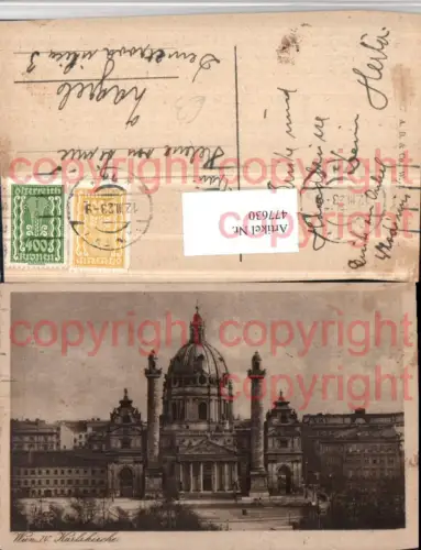 477630,Wien Wieden Karlskirche Kirche