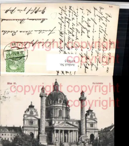 477635,Wien Wieden Karlskirche Kirche
