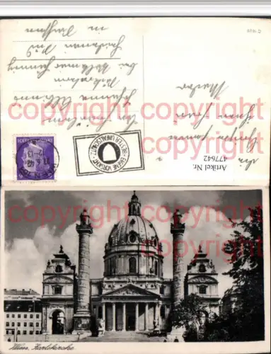 477642,Wien Wieden Karlskirche Kirche
