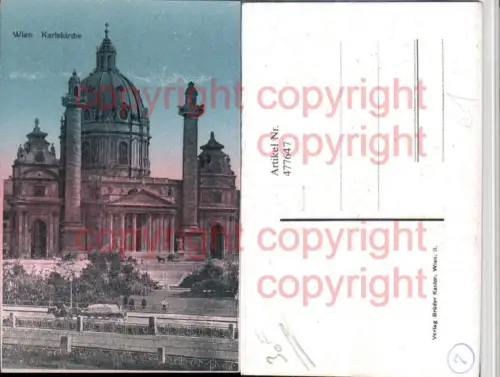 477647,Wien Wieden Karlskirche Kirche