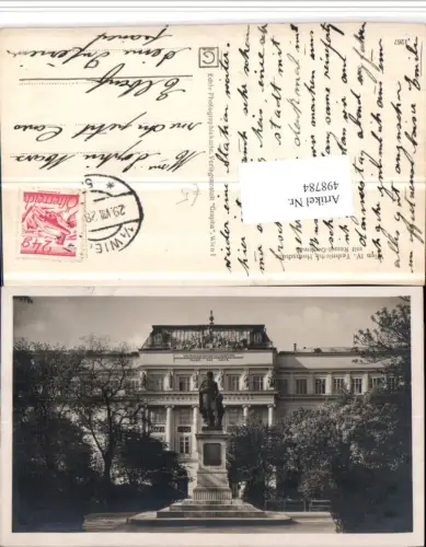498784,Wien Wieden Technische Hochschule m. Ressel-Denkmal