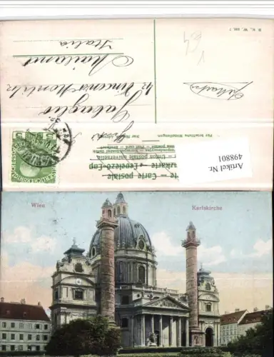 498801,Wien Wieden Karlskirche Kirche pub B.K.W.I. 102