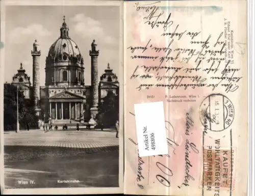 498806,Wien Wieden Karlskirche Kirche