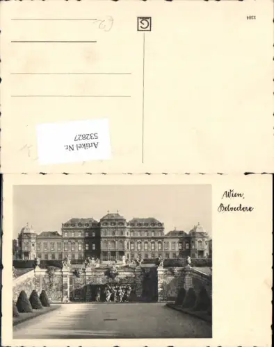532827,Wien 4 Wieden Belvedere