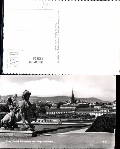 532829,Wien 4 Wieden Belvedere