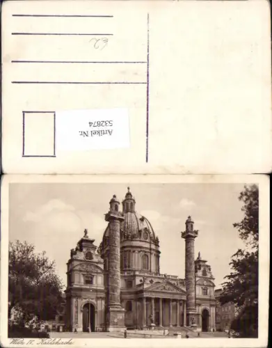 532874,Wien 4 Wieden Karlskirche