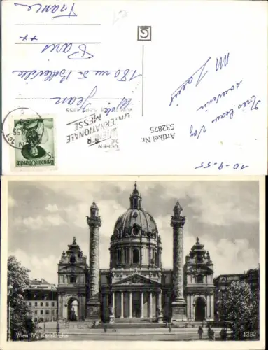 532875,Wien 4 Wieden Karlskirche