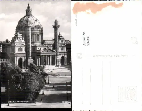 532889,Wien 4 Wieden Karlskirche