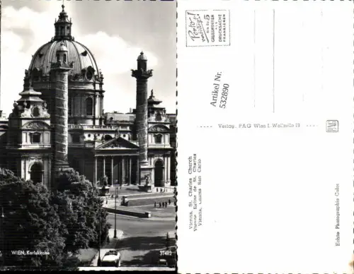 532890,Wien 4 Wieden Karlskirche