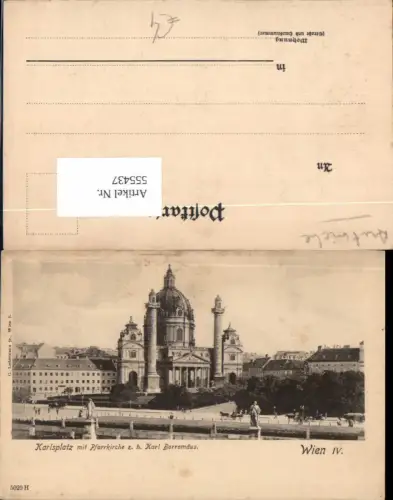555437,Wien Wieden Karlskirche Karlsplatz pub Ledermann 5029 H