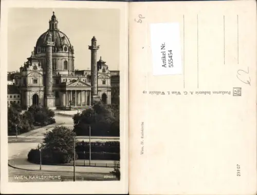 555454,Wien Wieden Karlskirche