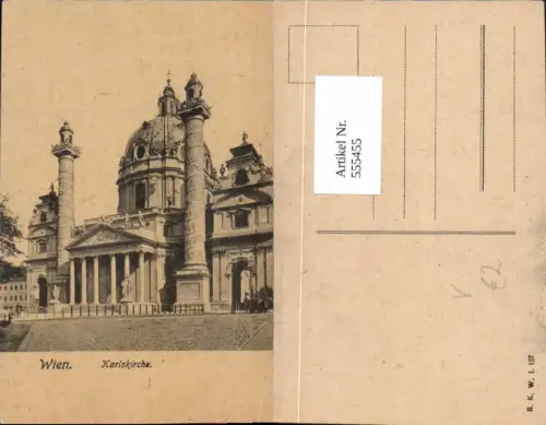 555455,Wien Wieden Karlskirche pub B.K.W.I. 157